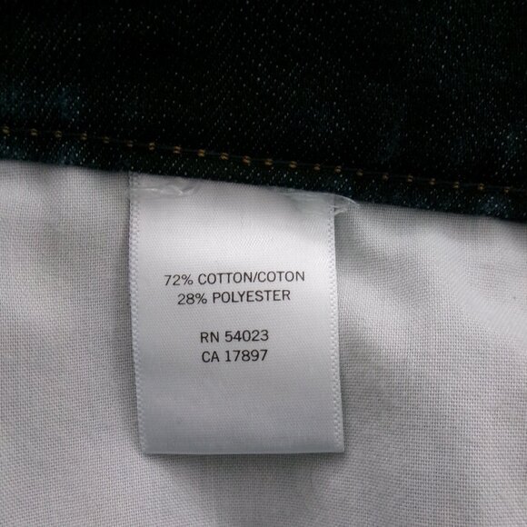 Like New Banana Republic Dark Wash Denim Jean Pencil Skirt 6 Above Knee Pockets - Picture 5 of 8